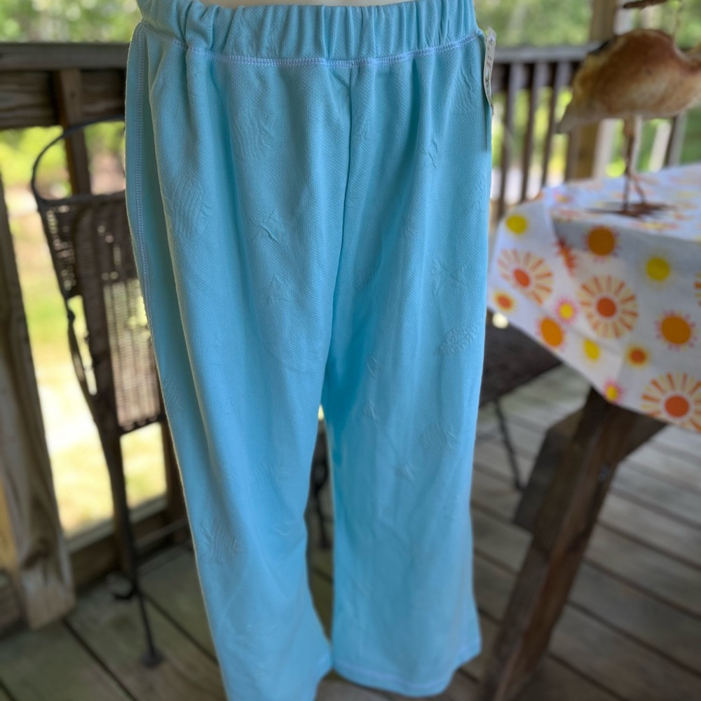 NWT Light blue loungewear’s Straight Leg Pants with Relaxed Fit